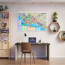Dana Point Map, Orange County, CA - POSTER PRINTS