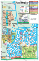 Discovery Bay Map, Contra Costa County, CA - FILES - PDF and Adobe Illustrator - with box
