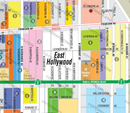 East Hollywood Map, Los Angeles County, CA - FILES - PDF and Adobe Illustrator - zoom