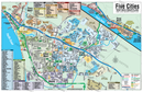 Five Cities Map, San Luis Obispo County, CA - POSTER PRINTS