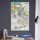 Fontana Map, San Bernardino County - POSTER PRINTS