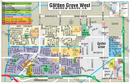 Garden Grove West Map, Orange County, CA - FILES - PDF and AI Files, editable, vector, royalty free