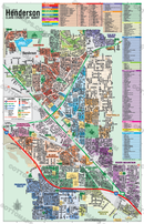 Henderson Map - EAST, Clark County, NV - FILES - PDF and AI, editable, vector, royalty free - no box