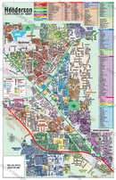 Henderson Map - EAST, Clark County, NV - FILES - PDF and AI, editable, vector, royalty free