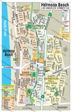 Hermosa Beach Map, Los Angeles, CA - FILES - PDF and AI, editable, layered, vector, royalty free