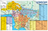 Los Angeles Zip Code Map - PDF, editable, royalty free
