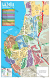 La Jolla Neighborhood Map - PDF, editable, royalty free