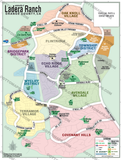 Ladera Ranch Tourist Map - PDF, editable, royalty free 
