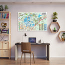 Lakeside Map, San Diego County, CA - POSTER PRINTS