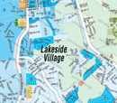Lakeside Map, San Diego County, CA - FILES - PDF and Adobe Illustrator - zoom