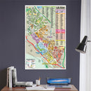 Los Altos Map with Subdivisions, Napa County, CA - POSTER PRINTS