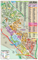 Los Altos Map with Subdivisions, Napa County, CA - POSTER PRINTS
