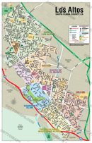 Los Altos Map with Neighborhoods, Napa County, CA - FILES - PDF and Adobe Illustrator - no box