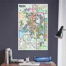 Menifee Map, Riverside County, CA - POSTER PRINTS