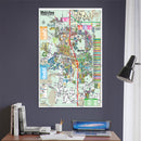 Menifee Map, Riverside County, CA - POSTER PRINTS