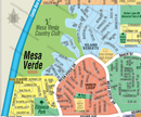 Mesa Verde Map, Costa Mesa, Orange County, CA - FILES - PDF and AI - zoom
