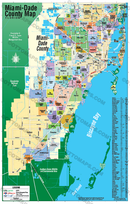 Miami Dade County Map - FILES - PDF and AI - no box