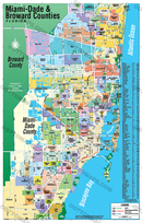 Miami Dade and Broward Counties Map - FILES - PDF and AI