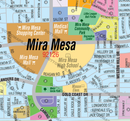 Mira Mesa Map, San Diego County, CA - FILES - PDF and AI, layered, editable, vector, royalty free