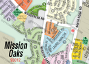 Mission Oaks Map, Camarillo, Ventura County - FILES - PDF and AI, editable, vector, royalty free