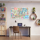 Mission Valley Map including Linda Vista, Morena and Serra Mesa - POSTER PRINTS