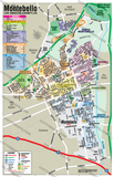 Montebello Map, - PDF, editable, royalty free