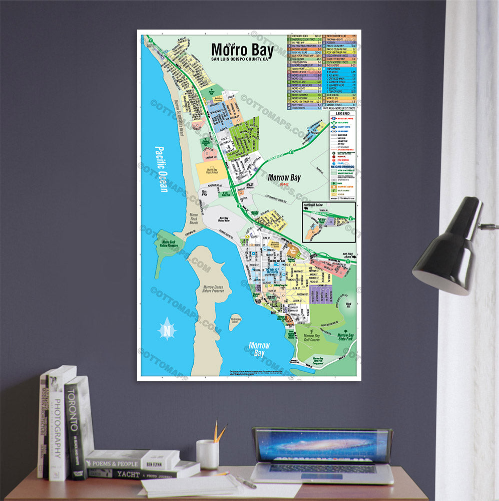 Morro Bay, San Luis Obispo County, CA - POSTER PRINTS