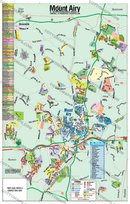 Mt Airy Map, Frederick County, MD - FILES - PDF and AI Files, editable, vector, royalty free - with box