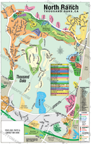 North Ranch Map - Thousand Oaks - Ventura County, CA - FILES - PDF and Adobe Illustrator - WITH BOX