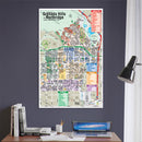 Northridge and Granada Hills Map, Los Angeles County, CA - POSTER PRINTS