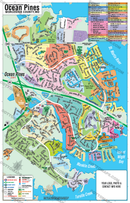 Ocean Pines Map, Worcester County, MD - FILES - PDF and AI Files, editable, vector, royalty free with box