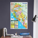 Orange County Zip Code Map - Cities colorized - POSTER PRINTS