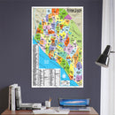 Orange County Zip Code Map - Zip Codes Colorized - POSTER PRINTS
