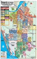 Oxnard School District Map - including Oxnard, Rio, Hueneme & Ocean View School Districts - PDF, editable, royalty free