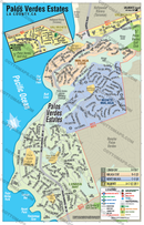 Palos Verdes Estates, LA County, CA - FILES - PDF and AI, editable, layered, vector, royalty free