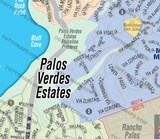 Palos Verdes Estates, LA County, CA - FILES - PDF and AI, editable, layered, vector, royalty free