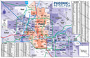 Phoenix Metro Area Zip Code Map - Cities Colored - FILES - PDF and AI Files, editable, vector, royalty free