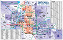 Phoenix Metro Area Zip Code Map - Cities Colored - FILES - PDF and AI Files, editable, vector, royalty free