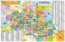 Phoenix Metro Area Zip Code Map - Zip Codes Colored - FILES - PDF and AI Files, editable, vector, royalty free