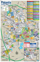 Placentia Map, Orange County, CA - POSTER PRINTS