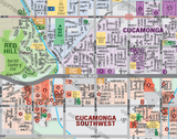 Rancho Cucamonga Map - PDF, editable, royalty free