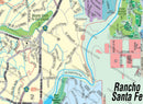 Rancho Santa Fe Map - pdf, editable, royalty free