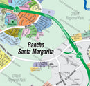 Rancho Santa Margarita Map, Orange County, CA - FILES - PDF and AI, editable, vector, royalty free