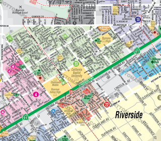 One Riverside Maps Riverside City Map, CA - FILES - PDF and AI, editable, vector, royalty ...