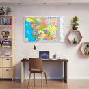 San Diego County Zip Code Map (Zips colorized) - POSTER PRINTS