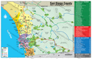 San Diego County Golf Map - FILES - PDF and Adobe Illustrator, editable, layered - no box