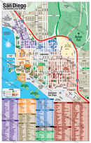 Downtown San Diego Condo and Apartment Map - FILES - PDF and AI, editable, layered, vector, royalty free