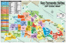 San Fernando Valley Zip Code Map - FILES - PDF and AI Files, editable, vector, royalty free