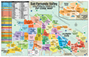 San Fernando Valley Zip Code Map with Thousand Oaks - FILES - PDF and AI Files, editable, vector, royalty free - no box