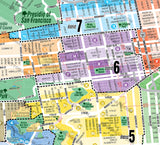 San Francisco Map Real Estate Neighborhoods - PDF, editable, royalty free